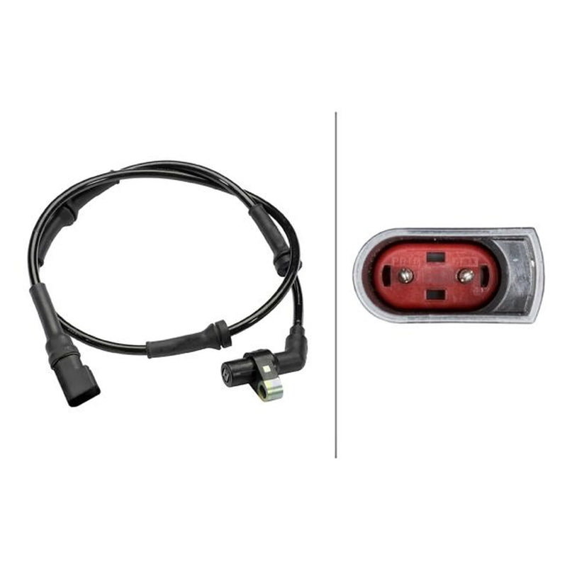 Hella ABS Wheel Speed Sensor Front 6PU 009 106-651