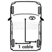 First Line Handbrake Cable Left Rear FKB1185