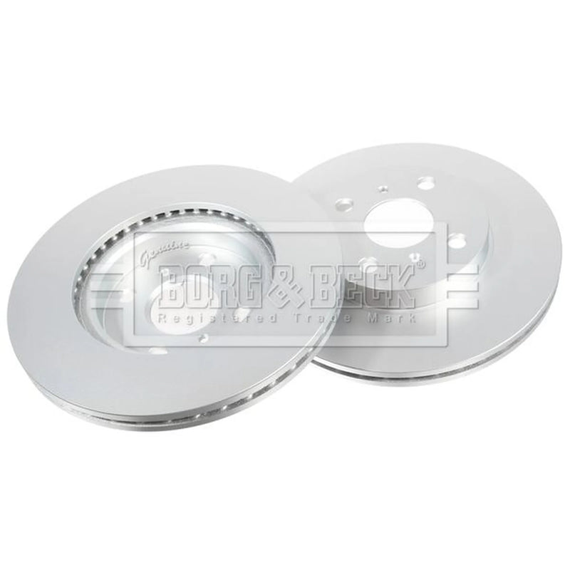Borg & Beck 2 x Vented Front Brake Discs BBD4175