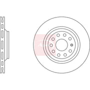 Apec 2 x Vented Rear Brake Discs DSK2460