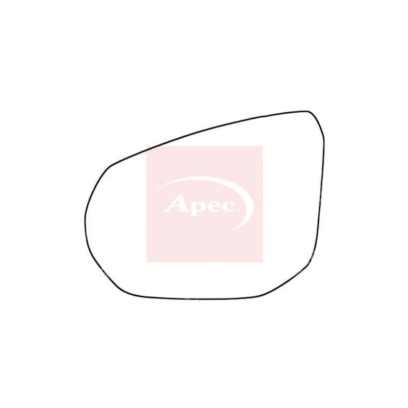 Apec Exterior Wing Mirror Glass Left AMS2773A