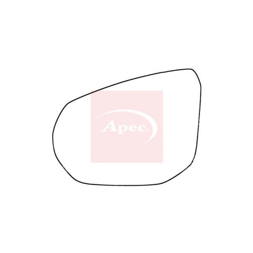 Apec Exterior Wing Mirror Glass Left AMS2773A