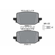 Textar Rear Brake Pad Set 2658904