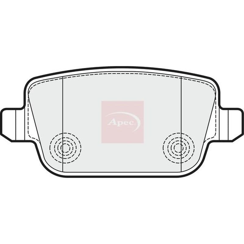 Apec Rear Brake Pad Set PAD1532