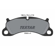 Textar Front Brake Pad Set 2500301