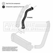 First Line Intercooler Turbo Charge Air Hose FTH1616