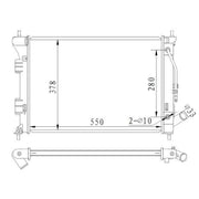 NRF Engine Radiator 59292
