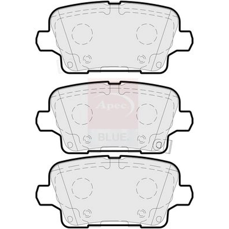 Apec Rear Brake Pad Set PD3921