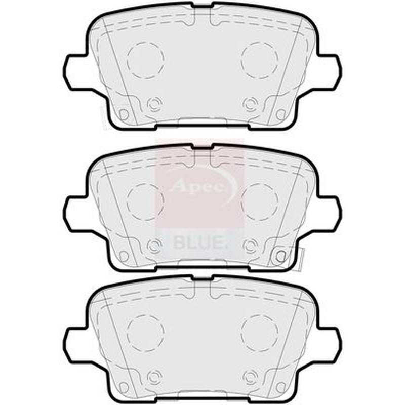 Apec Rear Brake Pad Set PD3921