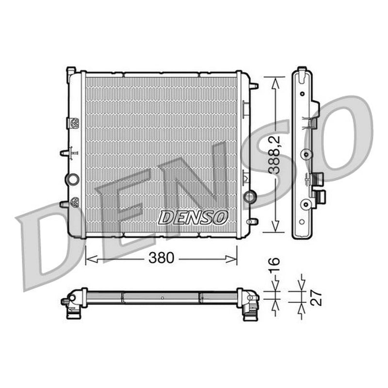 Denso Engine Radiator DRM07003