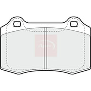 Apec Front Brake Pad Set PAD1271