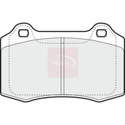 Apec Front Brake Pad Set PAD1271