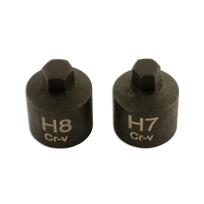 Laser Tools Hex Bit Set 3/8"D 2pc - PL