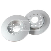 Borg & Beck 2 x Solid Rear Brake Discs BBD4384