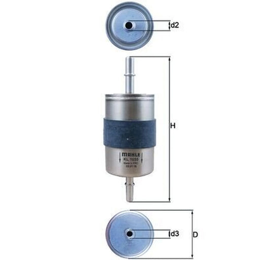 Mahle Fuel Filter Element KL 1055