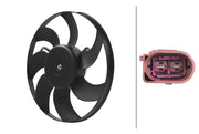 Hella 8EW 366 420-121 Fan, engine cooling