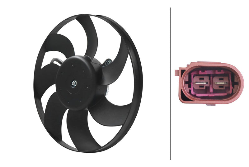 Hella 8EW 366 420-121 Fan, engine cooling