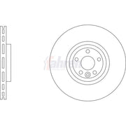 Fahren 2 x Vented Front Brake Discs FBD6964