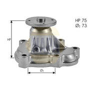 NAPA Engine Cooling Water Pump NWP1410