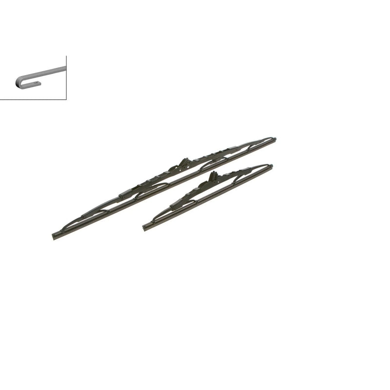 Bosch Wiper Front Wiper Blade Set 600mm + 350mm — 613 OE 95518316