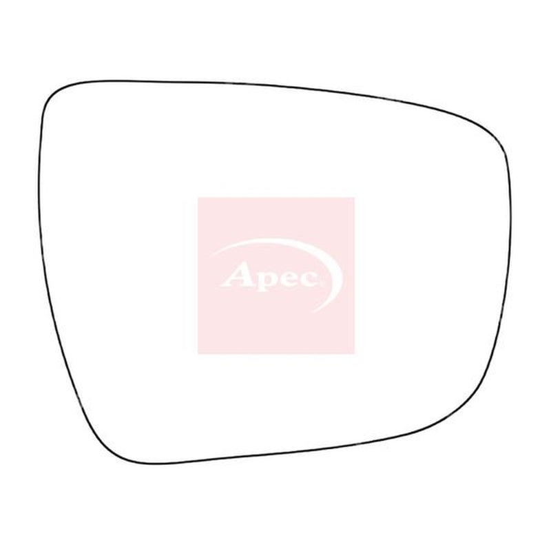 Apec Exterior Wing Mirror Glass Right AMS2660