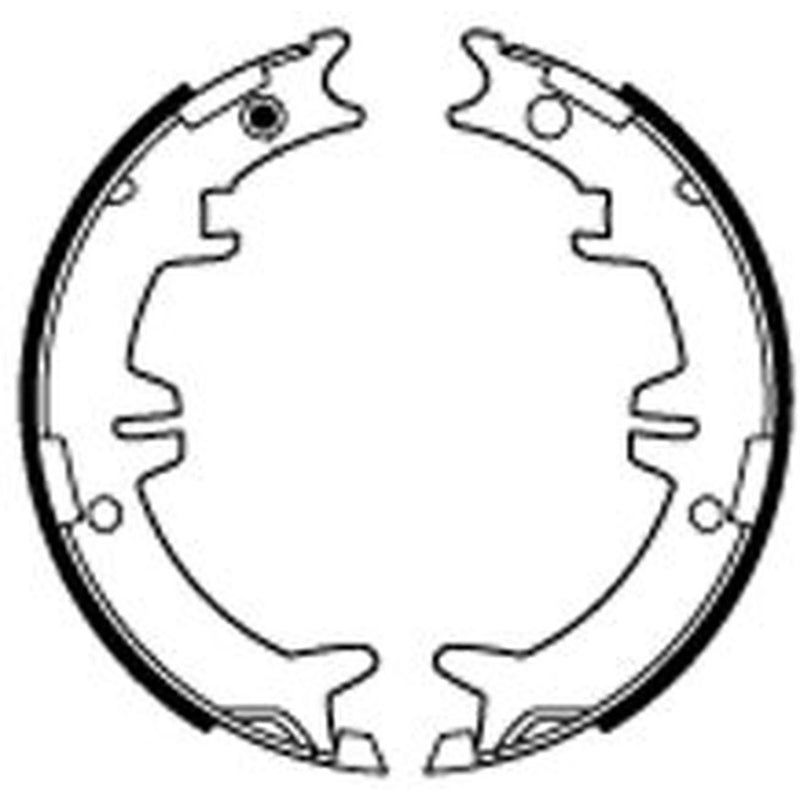 Abtex Brake Shoe Set Axle Kit ABS4025