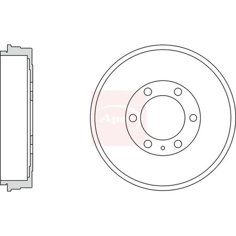 Apec Brake Drum Assembly Rear DRM9992