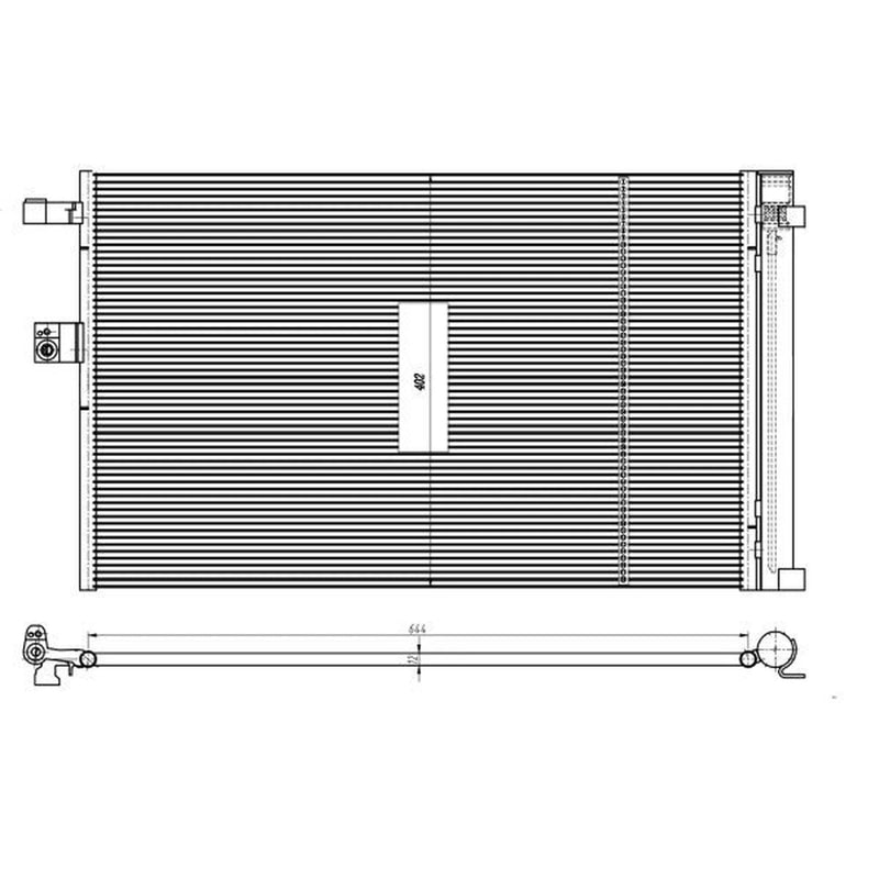 NRF Air Conditioning Condenser 350462