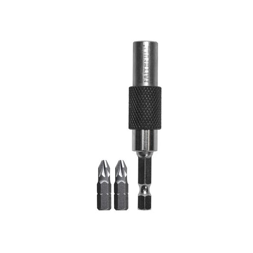 Faithfull 15° Flexi Bit Holder 75mm & PZ2(x2) Bits - FAISBMBH15