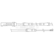 Borg & Beck Brake Pad Wear Sensor Front BWL3110
