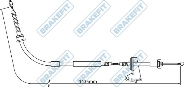 Apec Handbrake Cable Right Rear fits Mini Mini 2001-2008