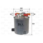 Valeo Fuel Filter Element 587572
