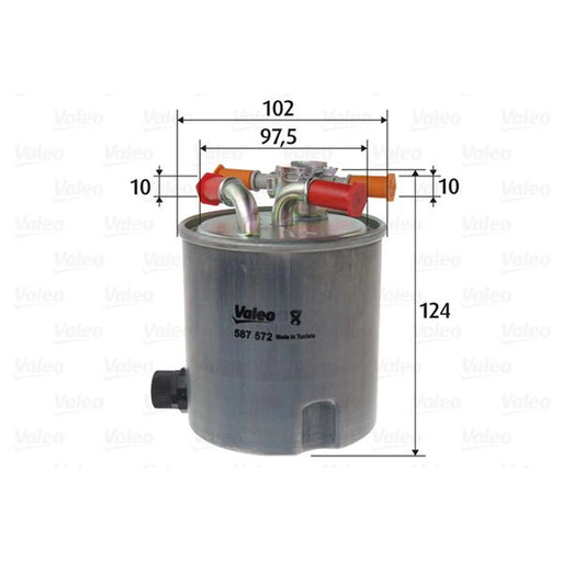 Valeo Fuel Filter Element 587572