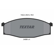 Textar Front Brake Pad Set 2458501