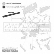 First Line Intercooler Turbo Charge Air Hose FTH1569