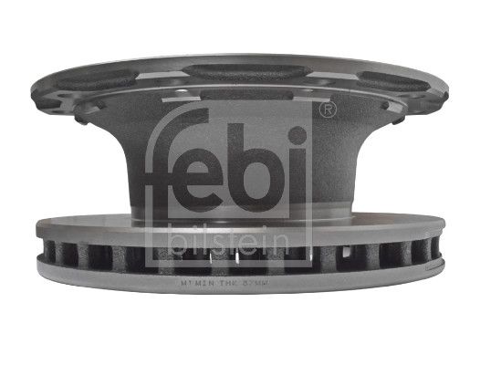 Febi 2 x Brake Disc Set Internally Vented Rear