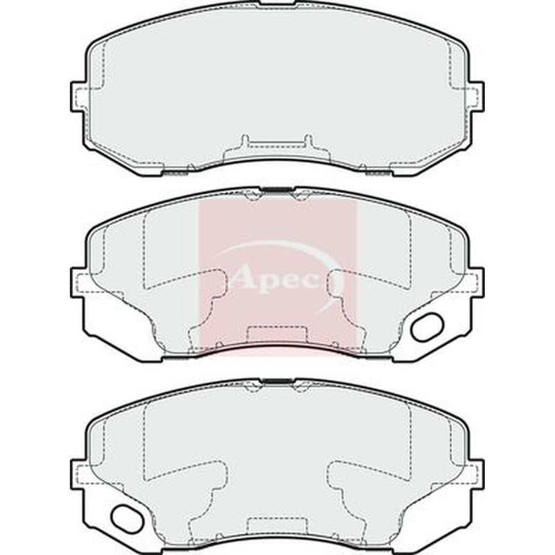 Apec Brake Pad Set PAD1726