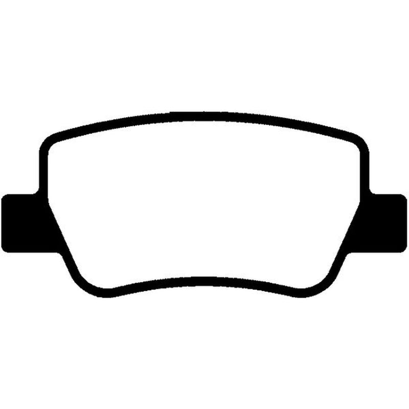 Abtex Rear Brake Pad Set PLU2074