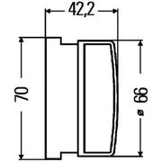 Hella Reflector 8RA 009 001-031
