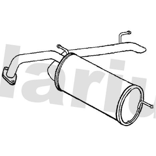 Klarius Box With Tail Pipe Rear HA489E