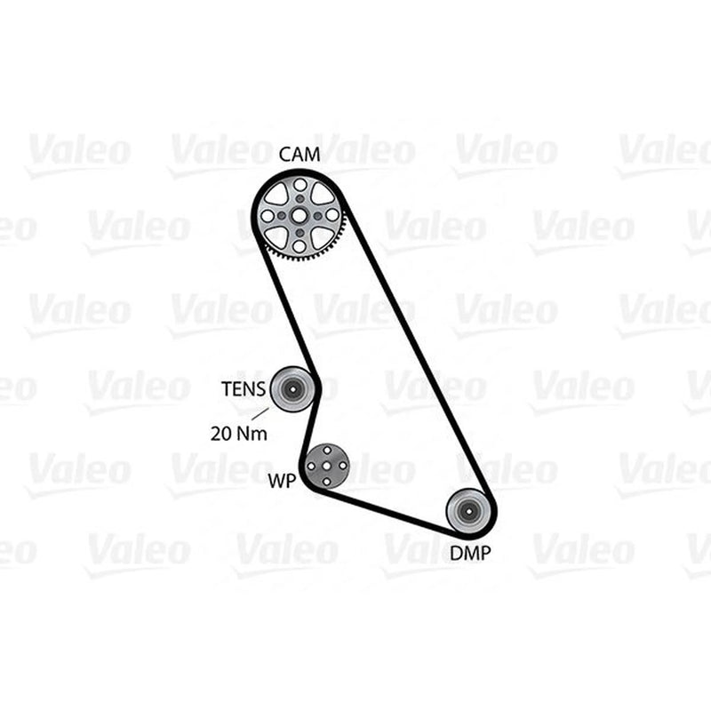 Valeo Timing Belt & Water Pump Kit 614612