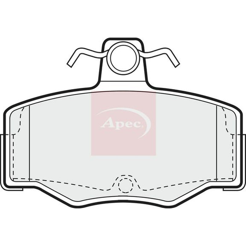 Apec Rear Brake Pad Set PAD693