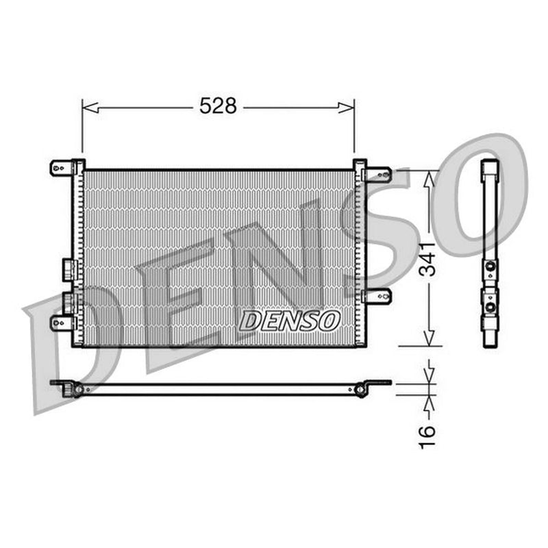 Denso Air Conditioning Condenser DCN01003