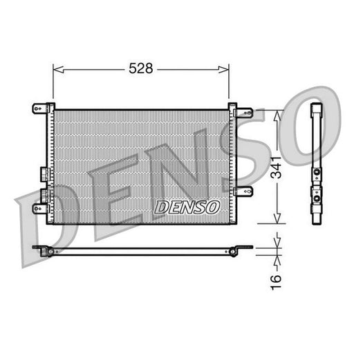Denso Air Conditioning Condenser DCN01003