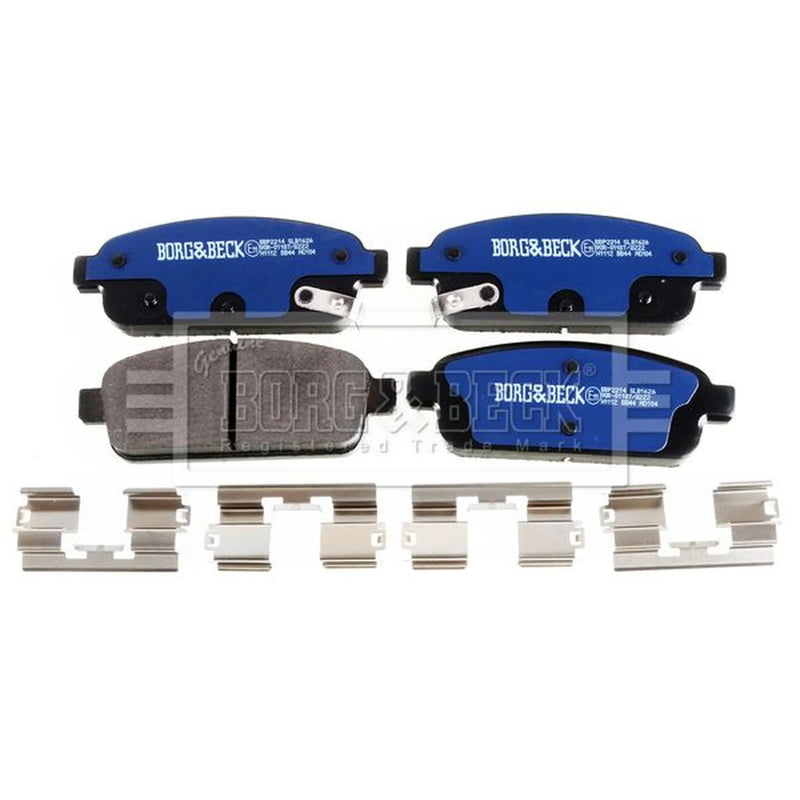 Borg & Beck 4 x Rear Brake Pad Set BBP2214