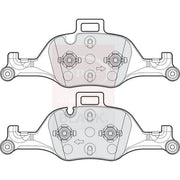 Apec Front Brake Pad Set PAD2187B
