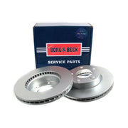 Borg & Beck 2 x Vented Front Brake Discs BBD5189