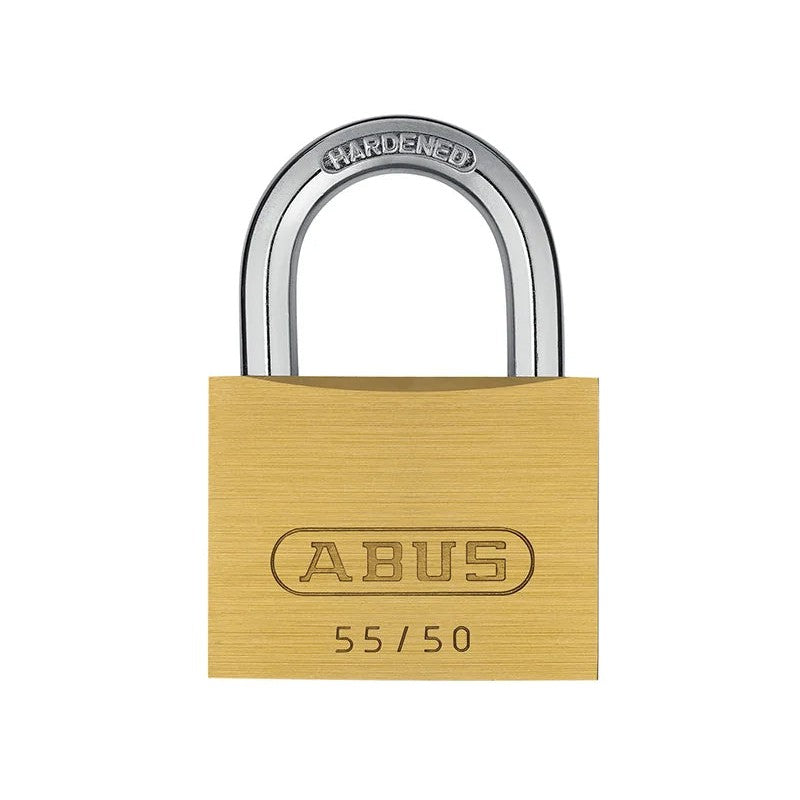 ABUS Mechanical 55/50mm Brass Padlock Keyed Alike 5502 - 10002875-01