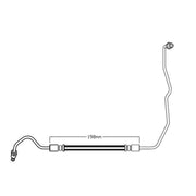 Juratek Brake Hydraulic Hose Line Rear Right JBH1419R