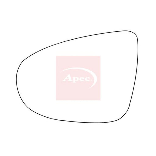Apec Exterior Wing Mirror Glass Left AMS2047